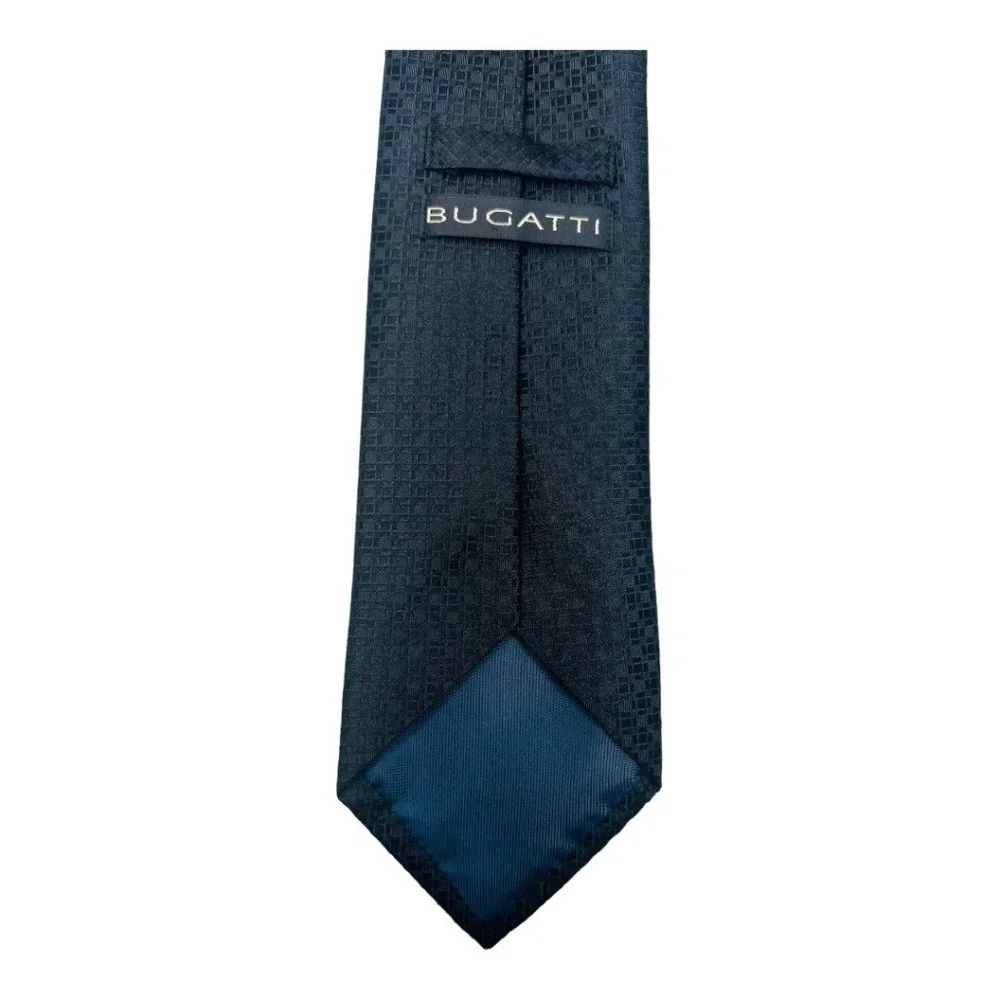 Bugatti 100% Silk Men's Black Tie